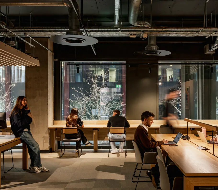 Residents' co-working space at Vita Living